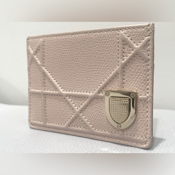 Dior Diorama Card Holder - Light Pink/ Baby Pink - Picture 2 of 13